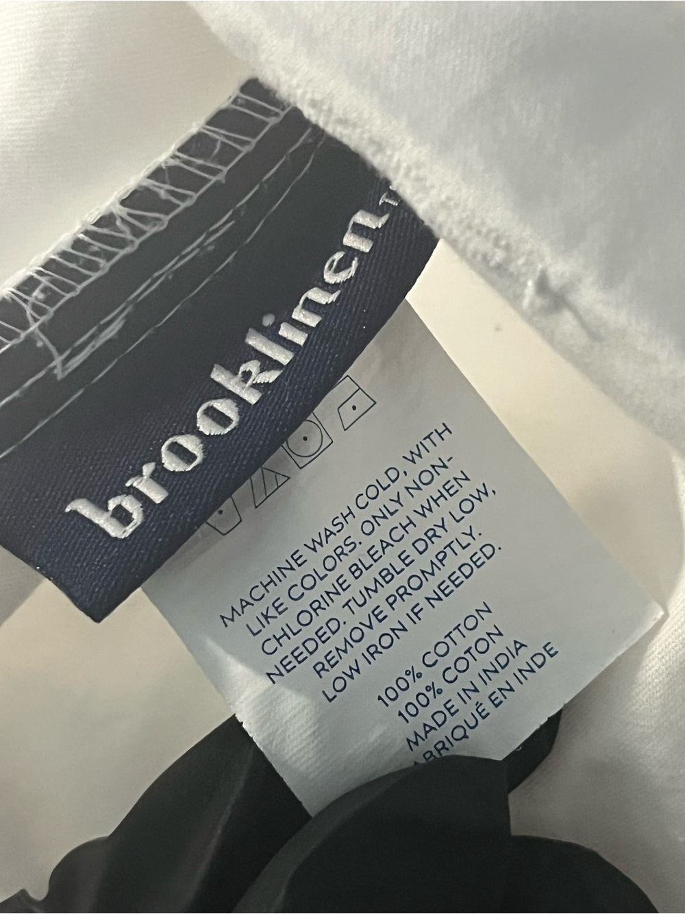 Brooklinen Washed Classic Percale Duvet Cover King / Cali King - Picture 3 of 3